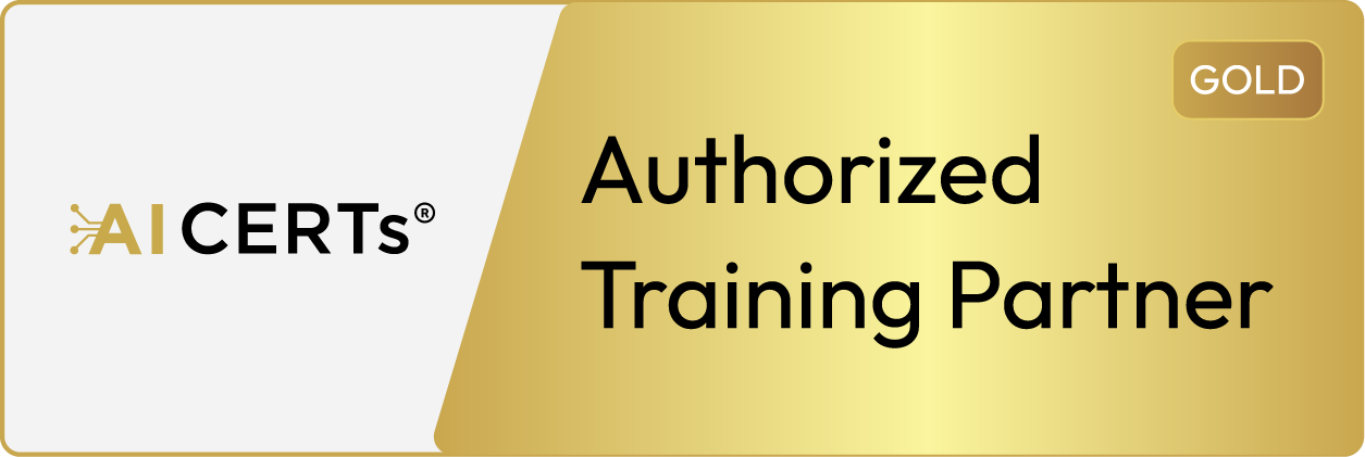 AiCerts Gold Authorised Training Partner badge – Bconsult Skills Hub
